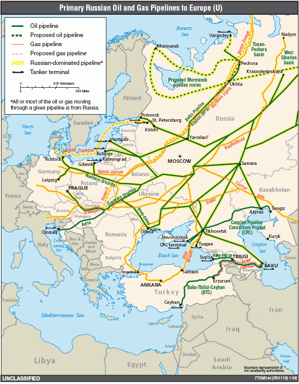 RF Pipelines to the EU