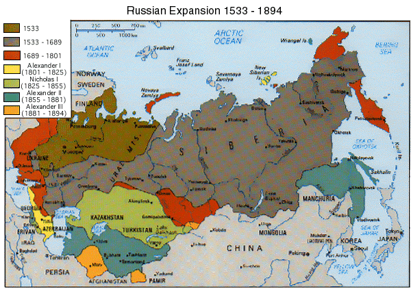 Russian Expansion 1533-1894